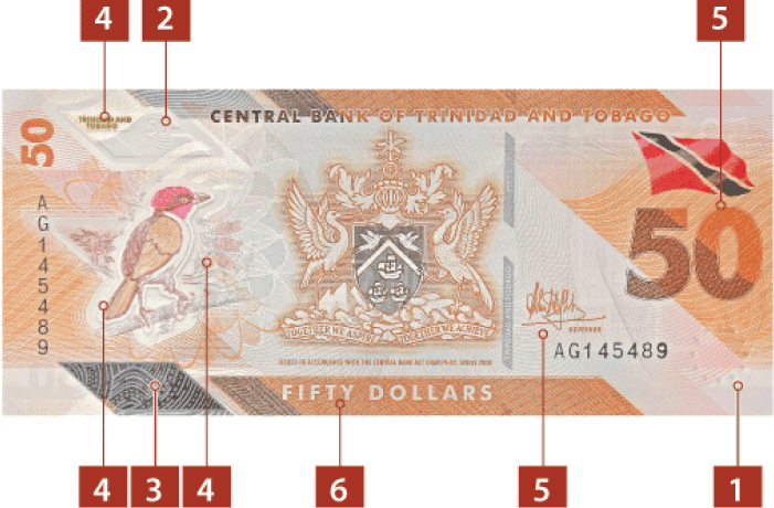 50 Dollar - Front -Trinidad and Tobago