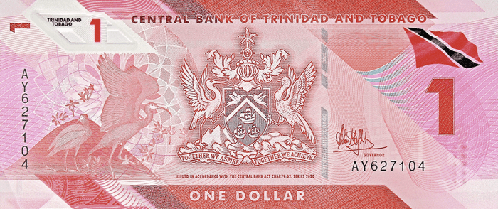 Current Bank Notes - Trinidad and Tobago 1 Dollar