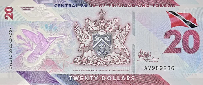 Current Bank Notes - Trinidad and Tobago 20 Dollar