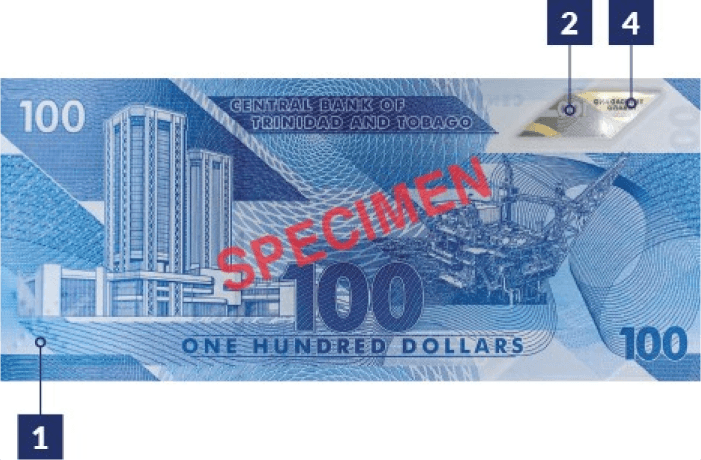 100 Dollar - Back -Trinidad and Tobago