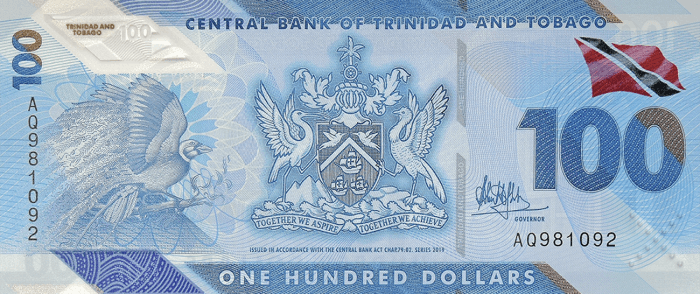 Current Bank Notes - Trinidad and Tobago 100 Dollar