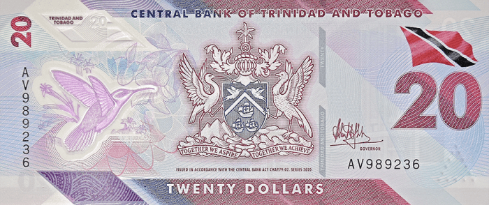Current Bank Notes - Trinidad and Tobago 20 Dollar